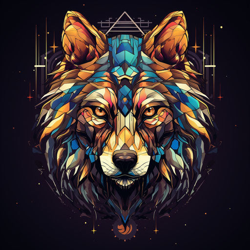 The wolf skull of the old god poster