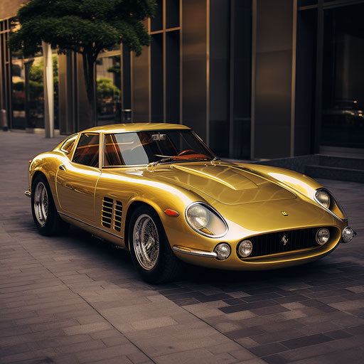 Classic Gold of the Ferrari GT