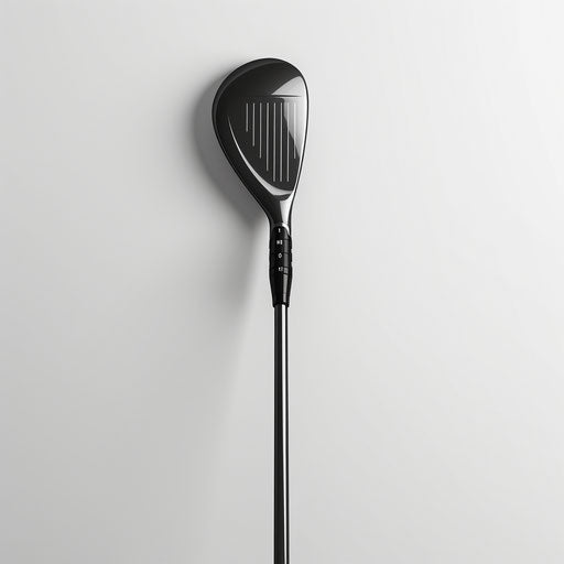 Realistic golf club illustration on flat white background