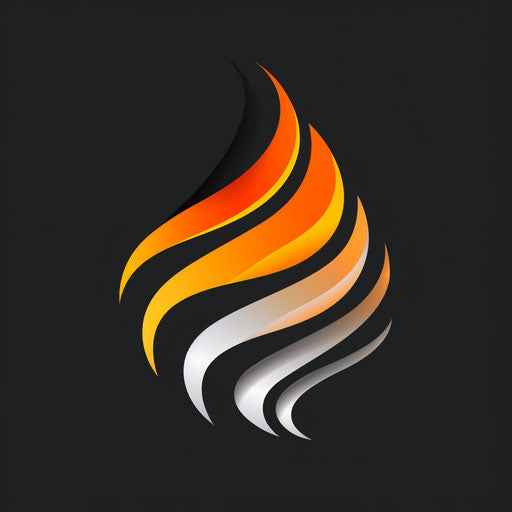 Dynamic logo with high contrast and powerful design