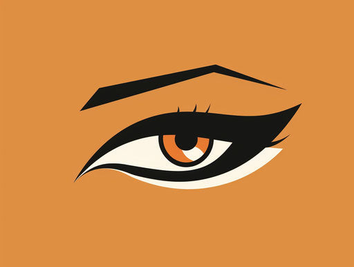 Vector eye logo, Lippincott Mercer style, 4:3