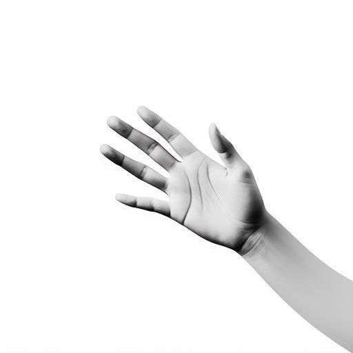 Minimalist illustration of a clip on white background