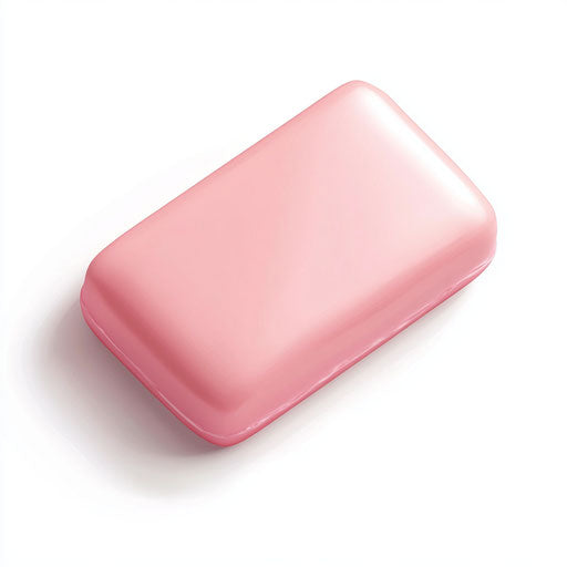 3D gum on flat white background, isolated clipart