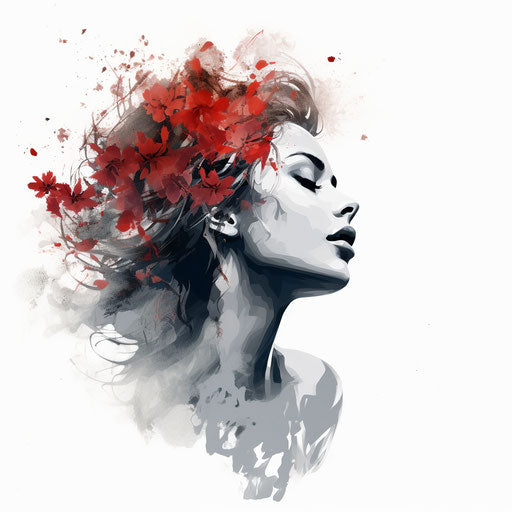 Remember clipart in the style of Chiaroscuro Art