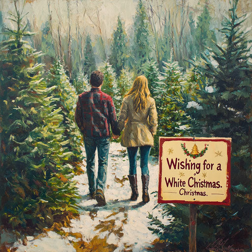 Finding the perfect tree at a Christmas tree farm