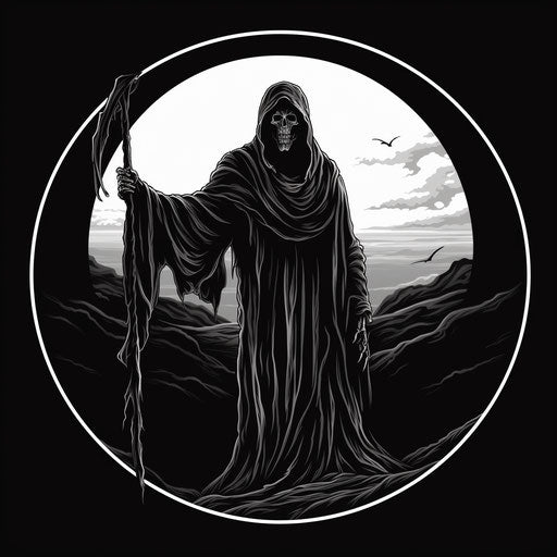 The old wraith in black and white