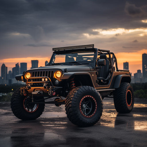Classic restomod of the jeep wrangler