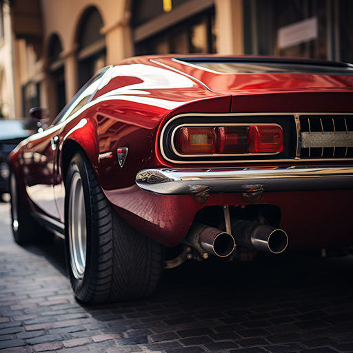 Wider exhausts for classic Ferrari GT