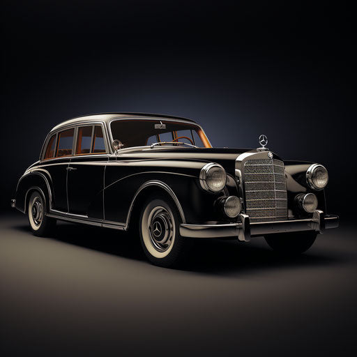 Restyling of classic car Mercedes Benz
