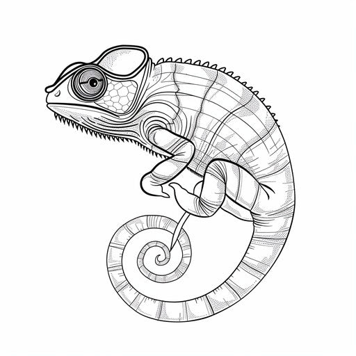 Chameleon coloring with bold lines