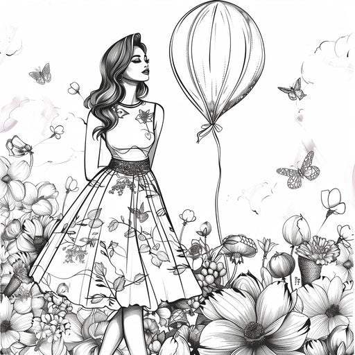 Balloon with chic and fashionable designs