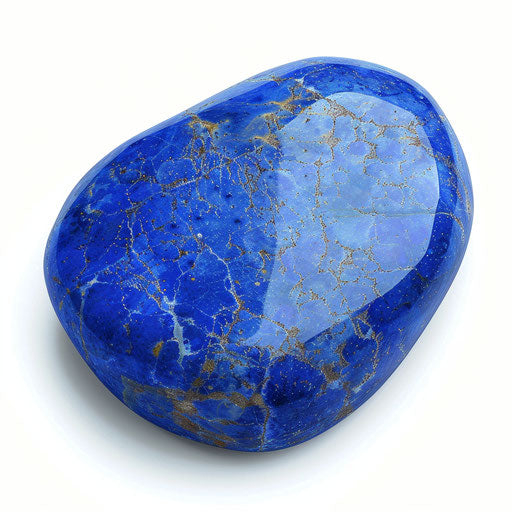 Photo-realistic lapis clipart on a flat white backdrop