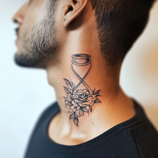 Small Neck Tattoos For Men Tattoo Design Set