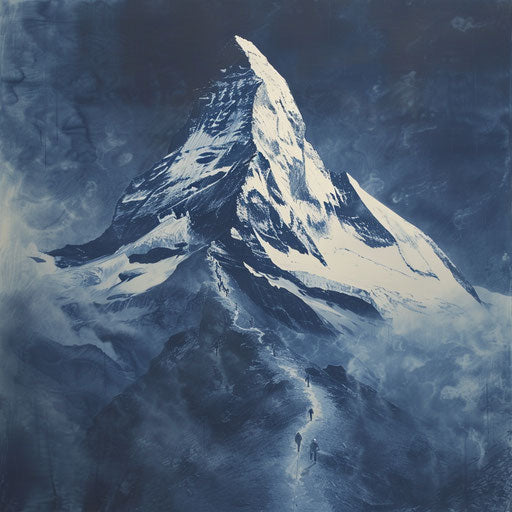 The ascent of the Matterhorn with climbers, Corey Arnold style