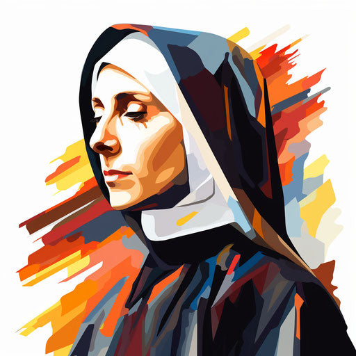 Religious illustration in the style of Impressionistic Art