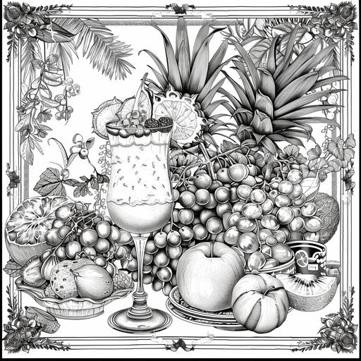 Discover Cute Food Coloring Pages - Creative Fun Awaits