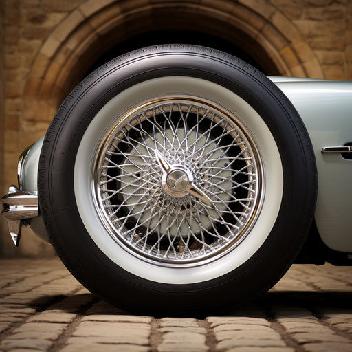 Aston Martin DB5 classic wire-spoke wheels