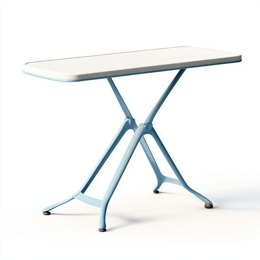 3D Ironing Board on flat white background
