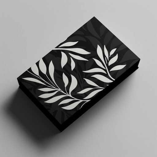 Bold letter logo on high contrast backdrop