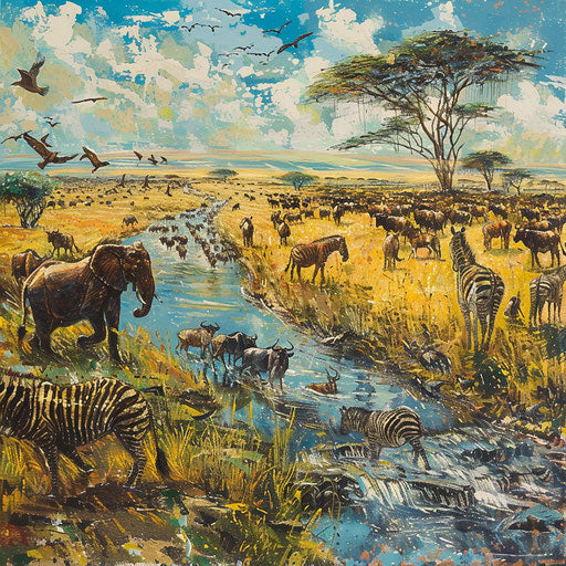 The grand migration across African plains