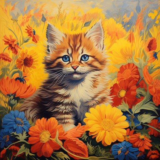 Louis Wain's Cat Kitten