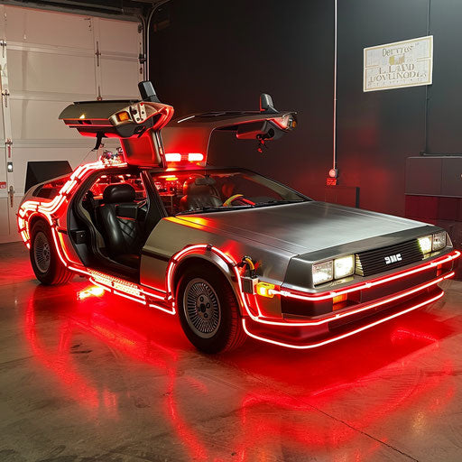 Converted 1981 DeLorean DMC-12 as Fire Rescue Vehicle