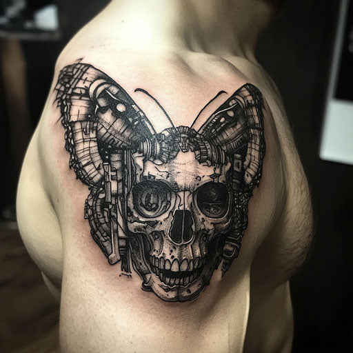 Innovative Skull Butterfly Tattoo Tattoo Files