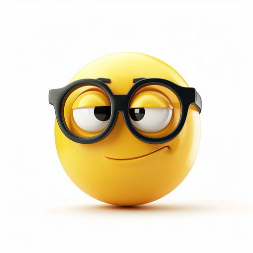 Thoughtful face with glasses