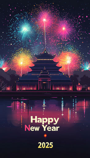 Festive Happy New Year 2025 Images Greeting Designs