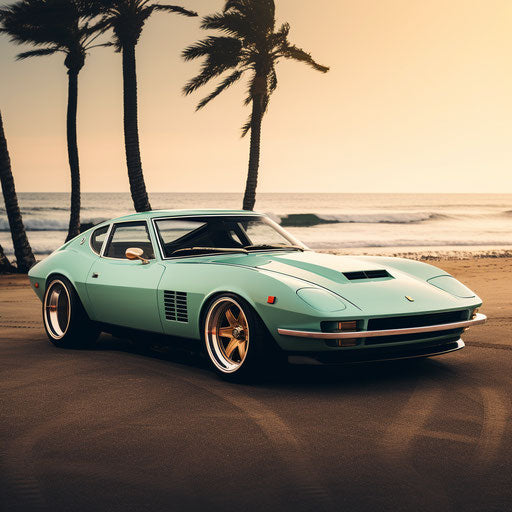 Seafoam Green Classic Ferrari Daytona