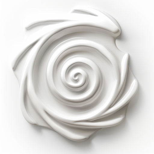 Realistic swirl clipart on flat white background