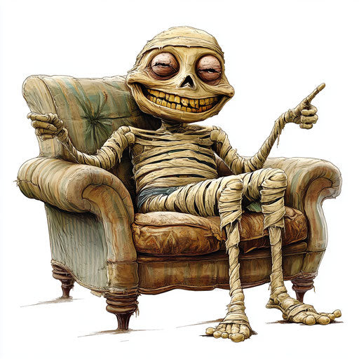 Personalized Mummy Caricature Clipart for Special Occasions