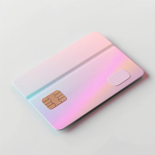 Realistic card clipart on flat white background, bright colors