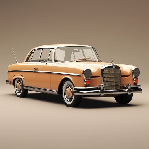 Classic Champaign color Mercedes Benz