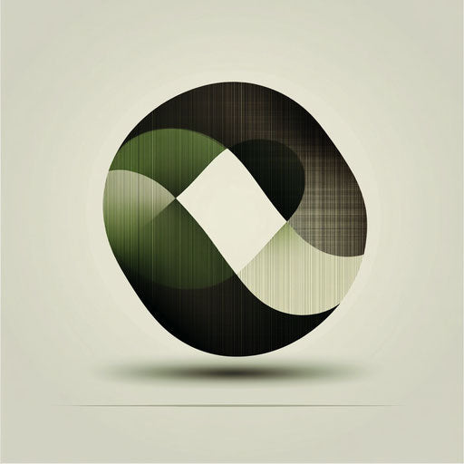 Inspiring illustrator logo with abstract vector grid