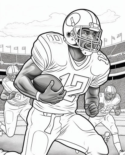 Discover Unique Football Coloring Pages - Premium Selection