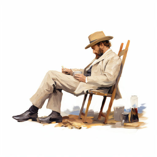 Lazy Clipart in Oil Painting Style: HD Vector & 4K