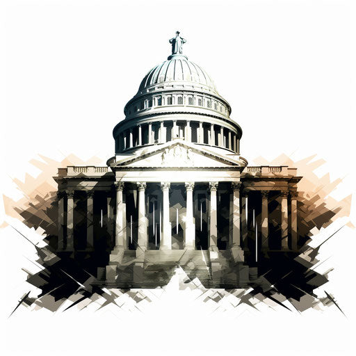 Government Clipart in Chiaroscuro Art Style: 4K & Vector