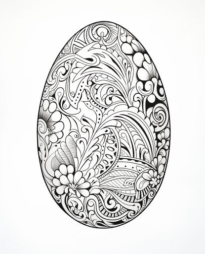 Hands-On Fun: Easter Egg Coloring Pages for Kids