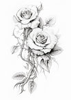Rose tattoo – artistic expression on skin