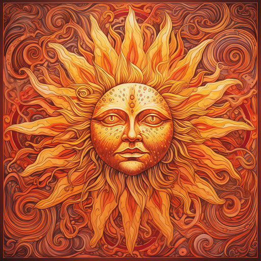 Sun Tattoo—a radiant masterpiece of eternal art