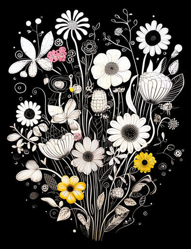 Artistic Skills with Flower Coloring Pages