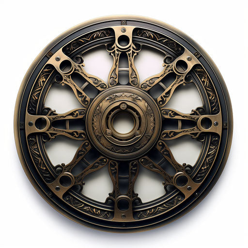 Film Reel Clipart in Chiaroscuro Art Style: 4K & SVG