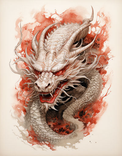Japanese dragon tattoo: art with power