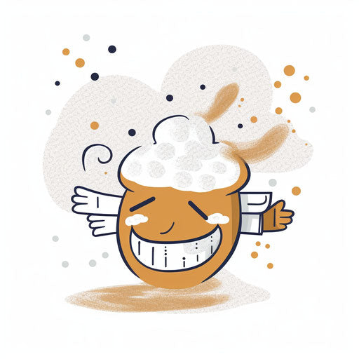 Flour Clipart in Minimalist Art Style Graphics: High-Res 4K & Vector