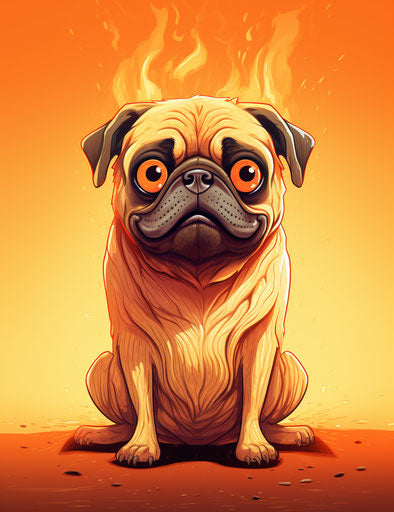 Whimsical Pictures Of A Pug Dog - A Gallery of Smiles