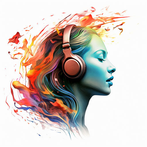 Sound Clipart in Chiaroscuro Art Style: Vector & 4K