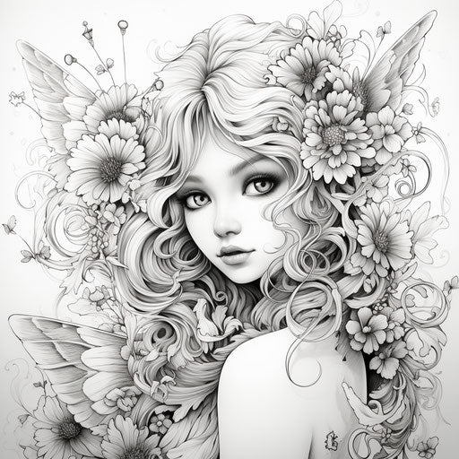 Skill-Enhancing Fairy Coloring Pages - Kids' Growth