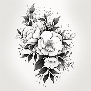 Captivating lily tattoo