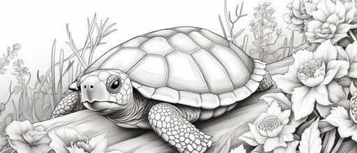 Child's Play & Skill: Turtle Coloring Pages
